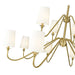 Gianna Modern Gold 12 Light Chandelier Z-Lite 7509-12-60MGLD | theLightShop