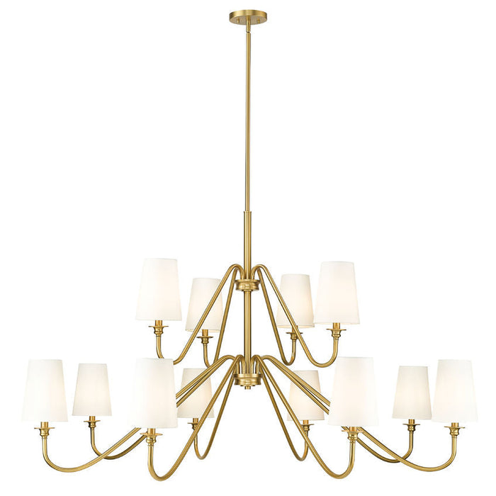 Gianna Modern Gold 12 Light Chandelier Z-Lite 7509-12-60MGLD | theLightShop