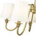 Gianna Modern Gold 5 Light Chandelier Z-Lite 7509-5-26MGLD | theLightShop