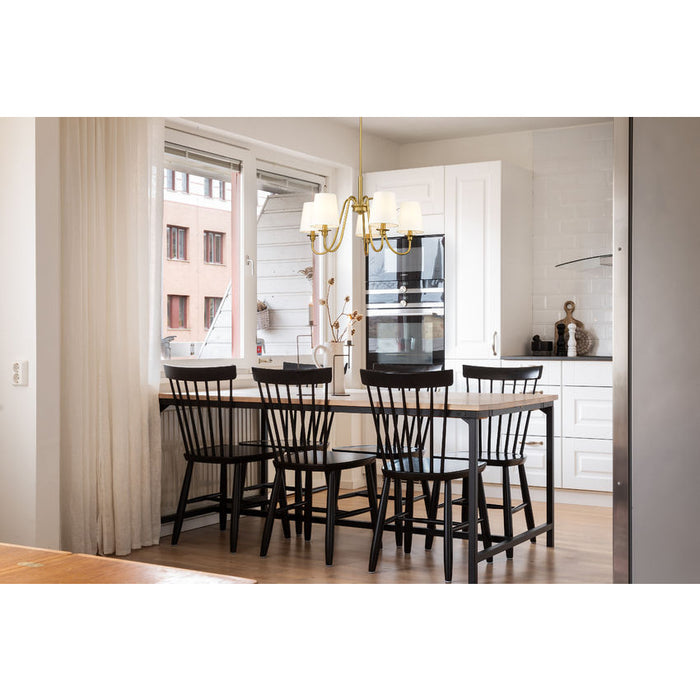 Gianna Modern Gold 5 Light Chandelier Z-Lite 7509-5-26MGLD | theLightShop