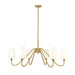 Gianna Modern Gold 6 Light 46 Inch Chandelier Z-Lite 7509-6-46MGLD | theLightShop