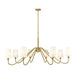 Gianna Modern Gold 8 Light Chandelier Z-Lite 7509-8-60MGLD | theLightShop