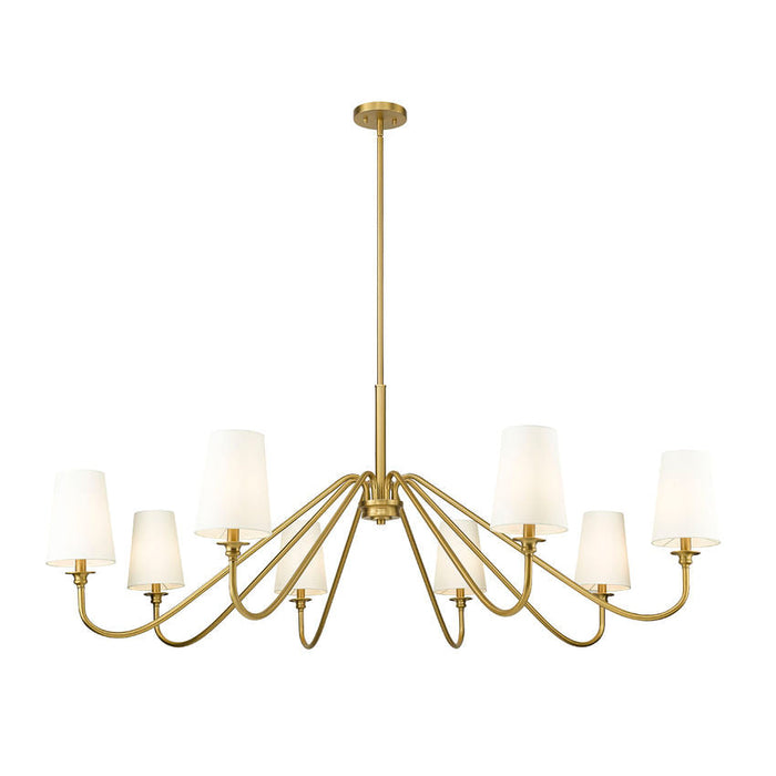 Gianna Modern Gold 8 Light Chandelier Z-Lite 7509-8-60MGLD | theLightShop