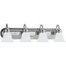 Gladstone Chrome Vanity Fixture - Bath & Vanity