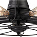 Glendora Wrought Iron Black Semi Flush Mount - Semi-Flushmounts