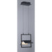 Glider Black / Polished Chrome LED Single Pendant - Pendants