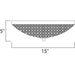 Glimmer Plated Silver Flush Mount - Flushmounts