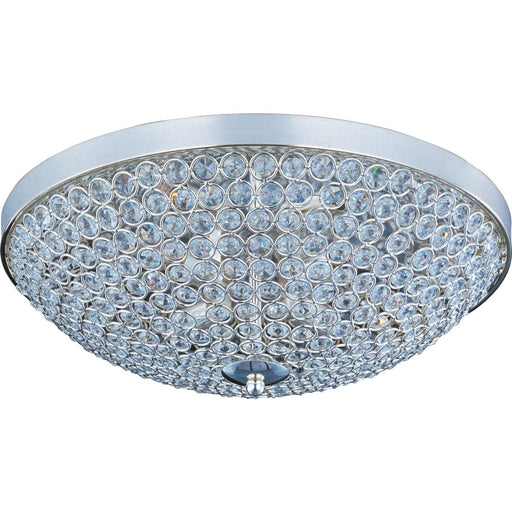 Glimmer Plated Silver Flush Mount - Flushmounts