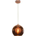 Glow Brushed Copper LED Pendant - Pendants