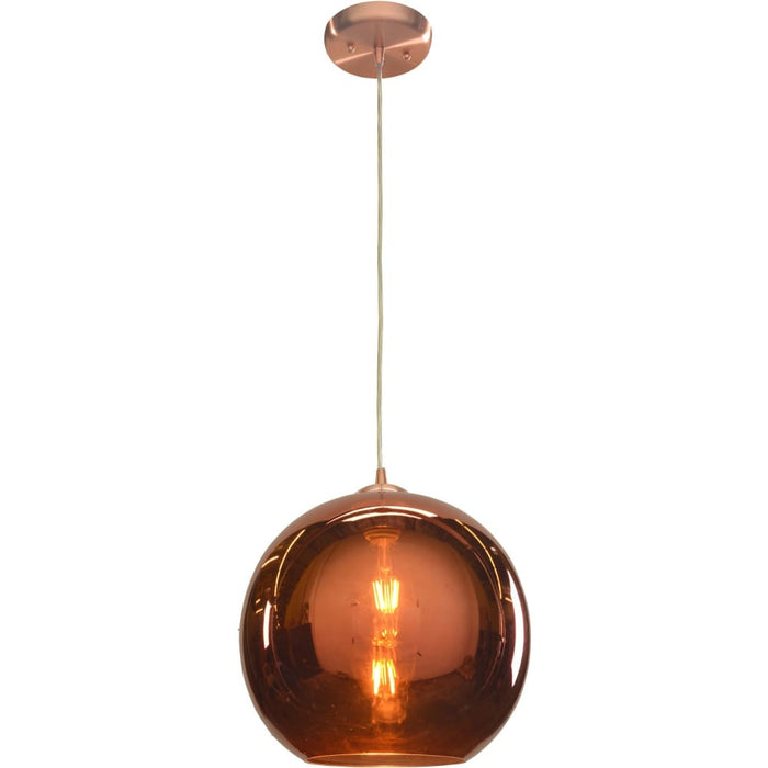 Glow Brushed Copper Pendant - Pendants