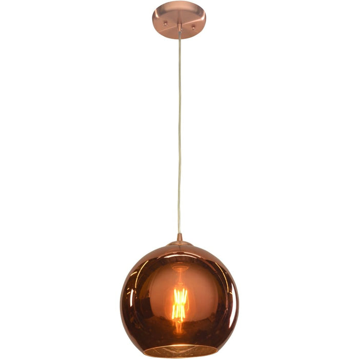 Glow Brushed Copper Pendant - Pendants