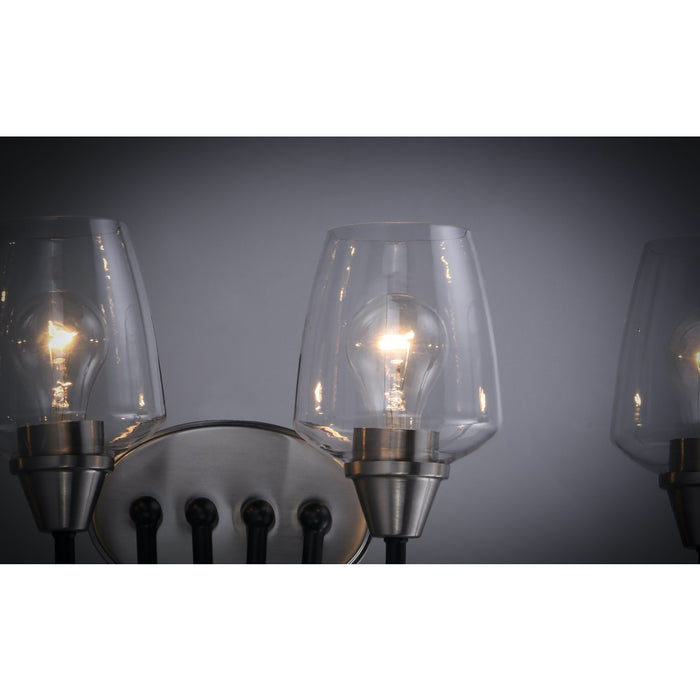 Goblet Black / Satin Nickel Bath Vanity - Bath Vanity