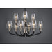 Goblet Black / Satin Nickel Chandelier - Chandeliers