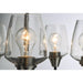 Goblet Black / Satin Nickel Chandelier - Chandeliers