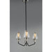 Goblet Black / Satin Nickel Mini Chandelier - Chandeliers