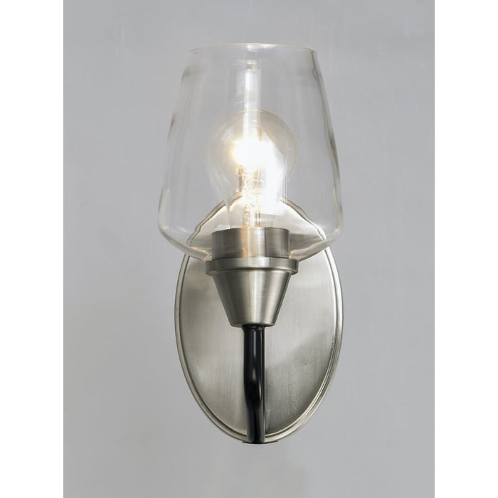 Goblet Black / Satin Nickel Wall Sconce - Wall Sconce