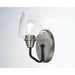 Goblet Black / Satin Nickel Wall Sconce - Wall Sconce