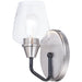 Goblet Black / Satin Nickel Wall Sconce - Wall Sconce