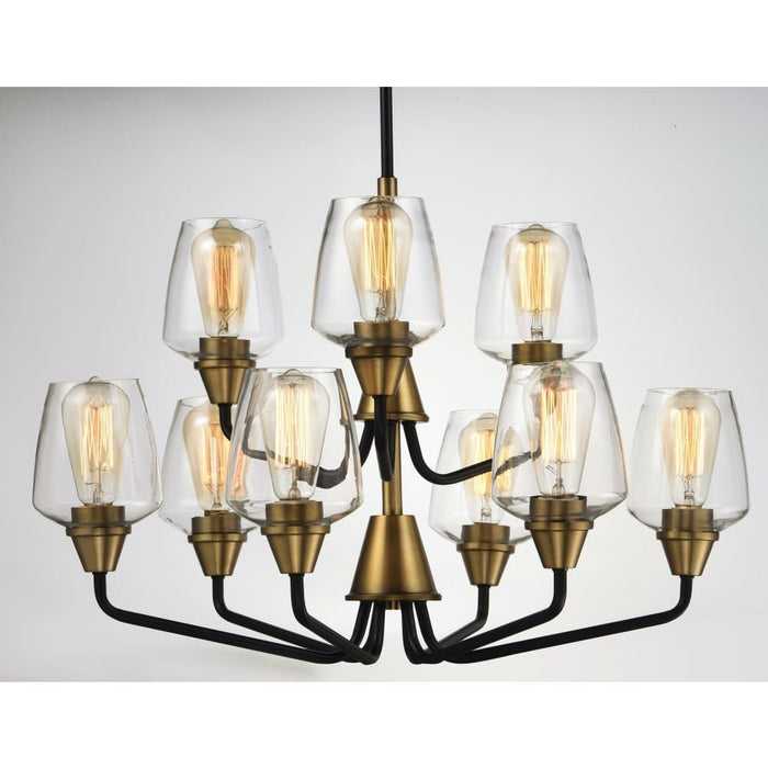 Goblet Bronze / Antique Brass Chandelier - Chandeliers
