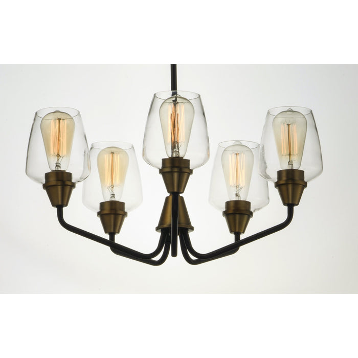 Goblet Bronze / Antique Brass Chandelier - Chandeliers