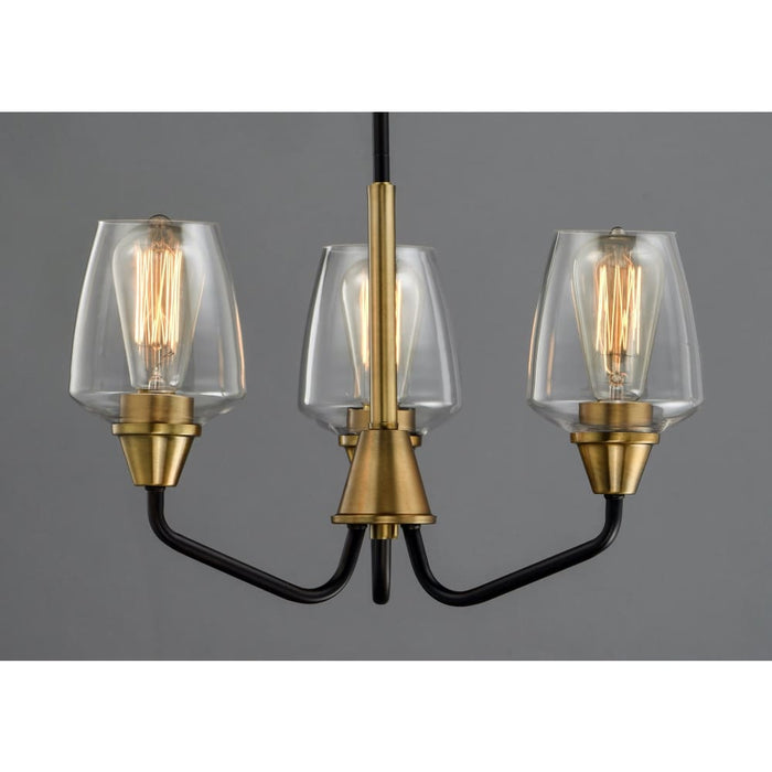 Goblet Bronze / Antique Brass Mini Chandelier - Chandeliers