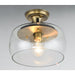 Goblet Bronze / Antique Brass Semi-Flush Mount - Semi-Flushmounts