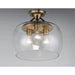 Goblet Bronze / Antique Brass Semi-Flush Mount - Semi-Flushmounts