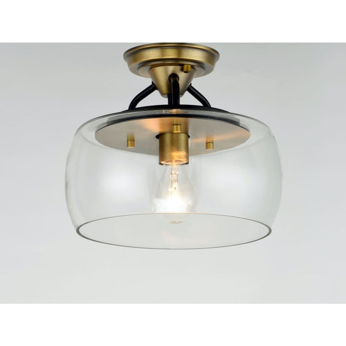 Goblet Bronze / Antique Brass Semi-Flush Mount - Semi-Flushmounts