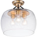 Goblet Bronze / Antique Brass Semi-Flush Mount - Semi-Flushmounts