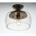 Goblet Bronze / Antique Brass Semi-Flush Mount - Semi-Flushmounts