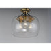 Goblet Bronze / Antique Brass Semi-Flush Mount - Semi-Flushmounts