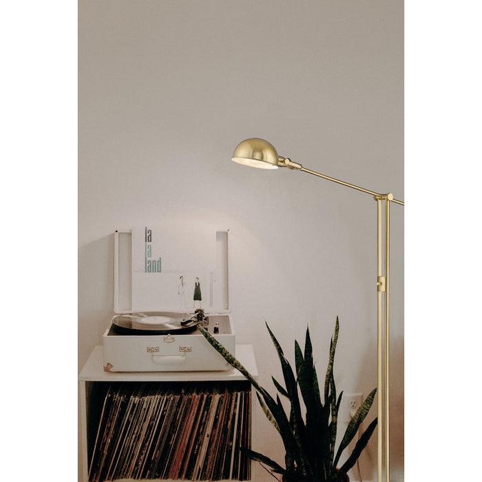 Grammercy Park Heritage Brass 1 Light Floor Lamp Z-Lite 741FL-HBR | theLightShop