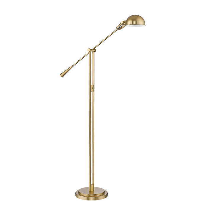 Grammercy Park Heritage Brass 1 Light Floor Lamp Z-Lite 741FL-HBR | theLightShop