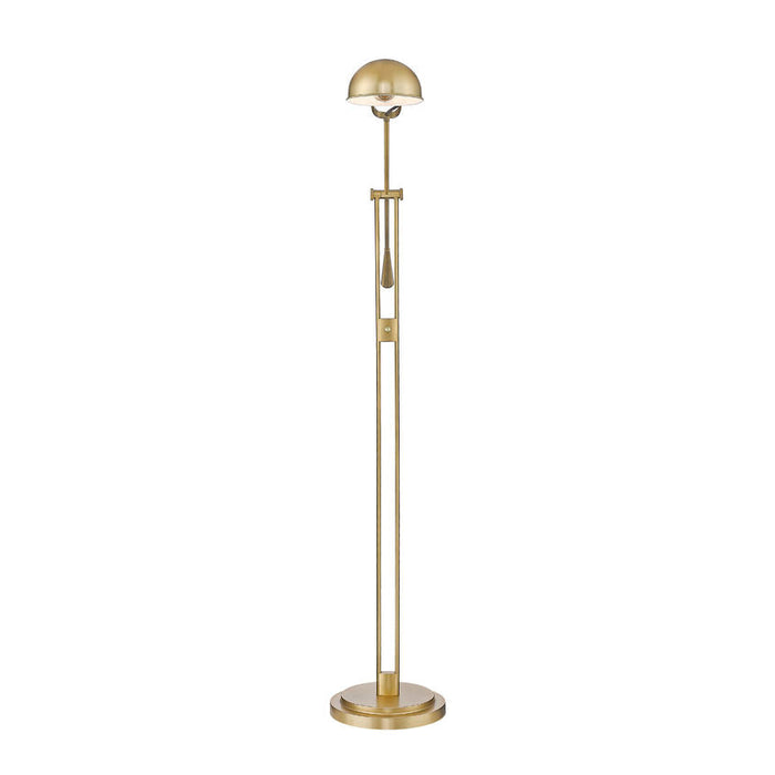 Grammercy Park Heritage Brass 1 Light Floor Lamp Z-Lite 741FL-HBR | theLightShop