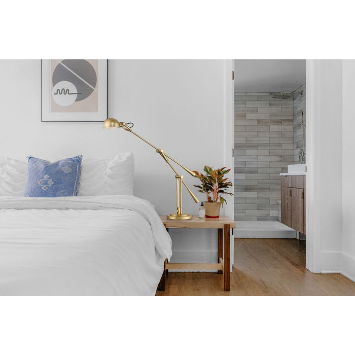 Grammercy Park Heritage Brass 1 Light Table Lamp Z-Lite 741TL-HBR | theLightShop