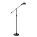 Grammercy Park Matte Black 1 Light Floor Lamp Z-Lite 741FL-MB | theLightShop