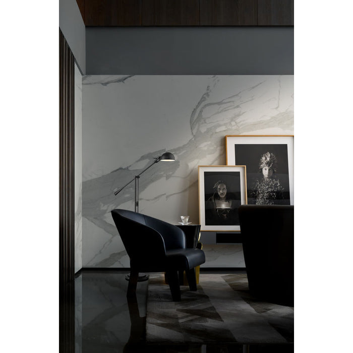 Grammercy Park Matte Black 1 Light Floor Lamp Z-Lite 741FL-MB | theLightShop