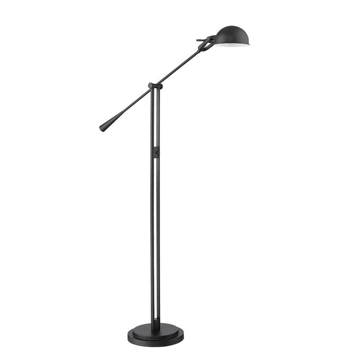 Grammercy Park Matte Black 1 Light Floor Lamp Z-Lite 741FL-MB | theLightShop
