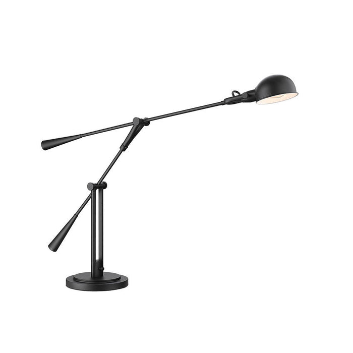 Grammercy Park Matte Black 1 Light Table Lamp Z-Lite 741TL-MB | theLightShop