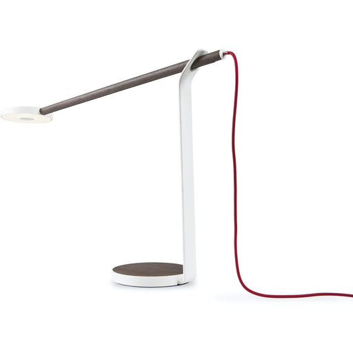 Gravy Desk Lamp (Walnut; Matte White; Warm light) - Desk Lamp