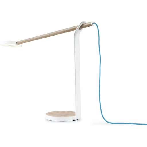 Gravy Desk Lamp (White Oak; Matte White; Warm light) - Desk Lamp