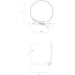 Gravy Wall Sconce - Matte Blue - Hardwire Version - Wall Sconce