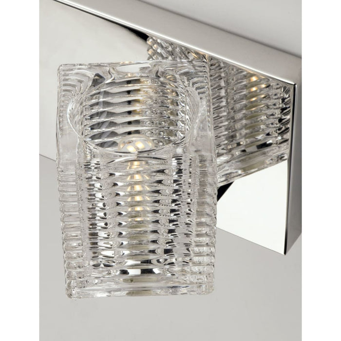 Groove Polished Chrome LED Bath Vanity - Bath Vanity
