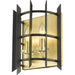 Haake Satin Brass Wall Sconce - Wall Sconces