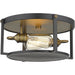 Halcyon Bronze Heritage Brass Flushmount - Flushmounts