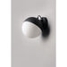 Half Moon Black LED Wall Sconce - Wall Sconce