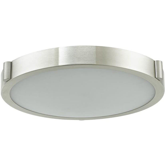 Halo Brushed Nickel 1 Light LED Flushmount - Flushmounts