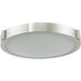 Halo Brushed Nickel 1 Light LED Flushmount - Flushmounts