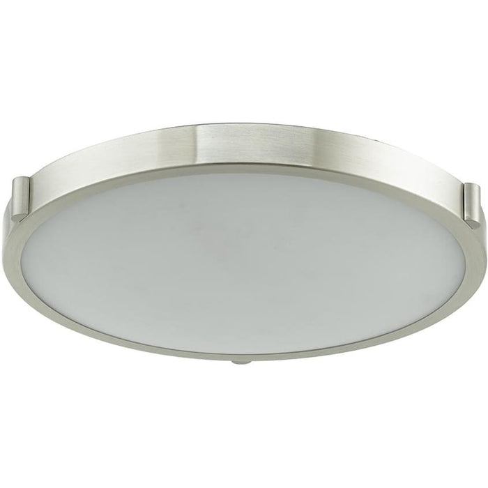 Halo Brushed Nickel 1 Light LED Flushmount - Flushmounts