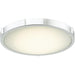 Halo Chrome 1 Light LED Flushmount - Flushmounts